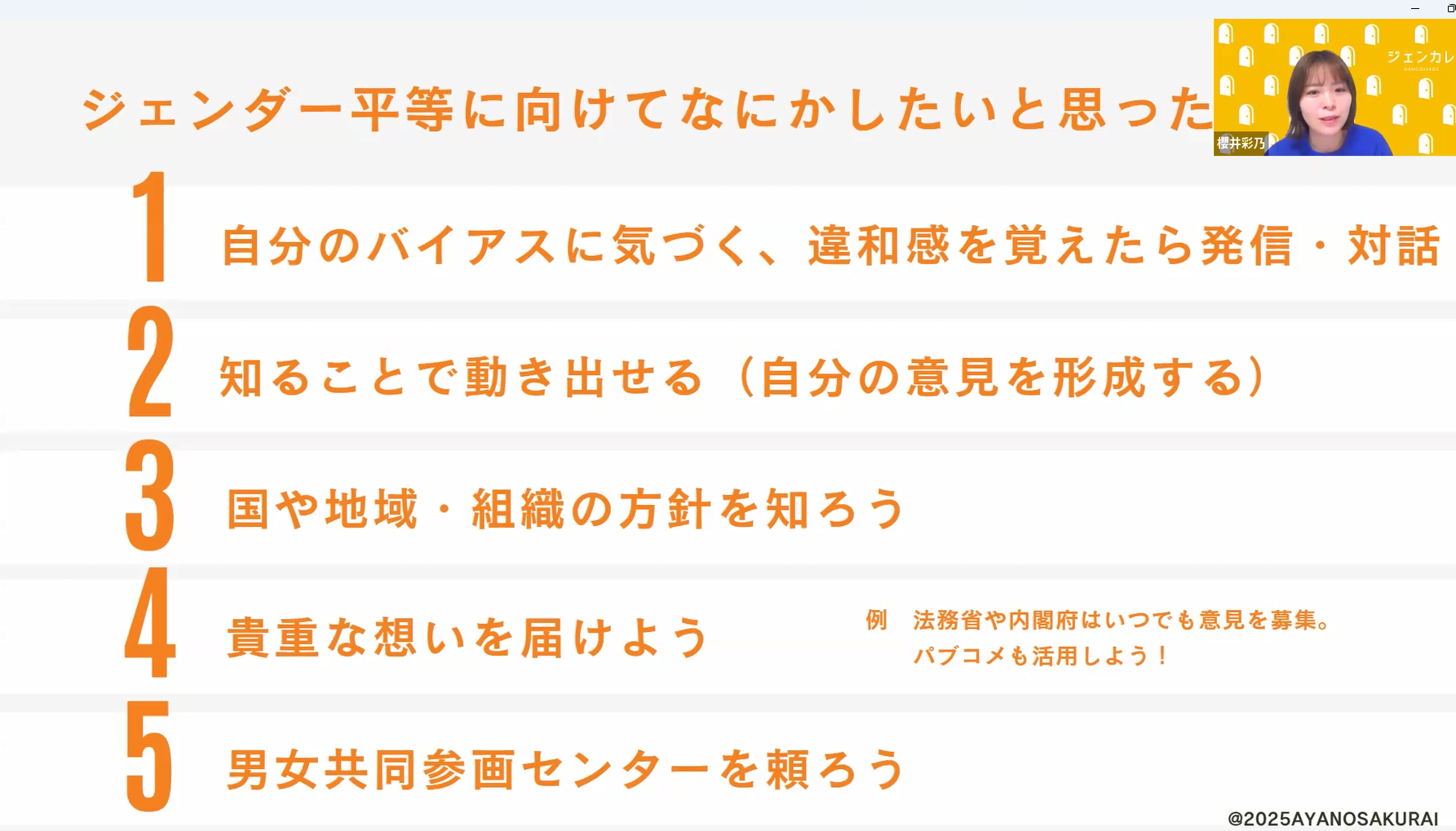 オンライン】1/22開催「ジェンダー平等カフェ」 講座報告- 福島県男女